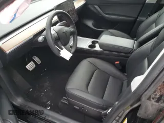 2022 Tesla Model Y Performance z VIN 7SAYGDEF5NF512464, wystawiony jako Copart lot #46337165 z przebiegiem 74 761 mil mil oraz Szkoda całkowita • Salvage title. Historia ofert i sprzedaży dostępna na DreamBid. Obrazek 7.
