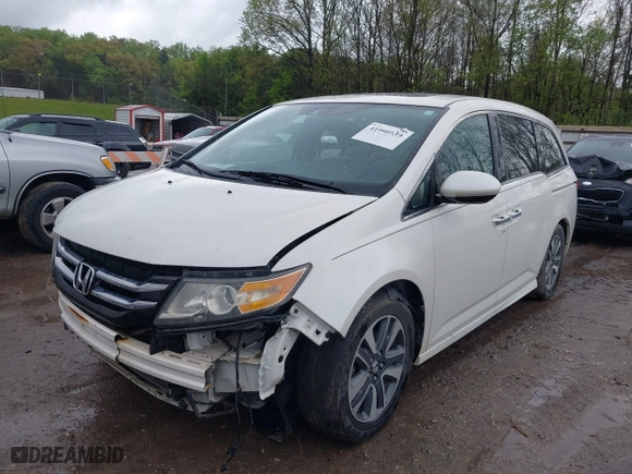 2015 Honda Odyssey Touring Elite with VIN 5FNRL5H98FB076428, listed as a IAAI auction lot 41998339 with 114,573 mi miles. Bid and sale history available at carsss.com. Image 17.