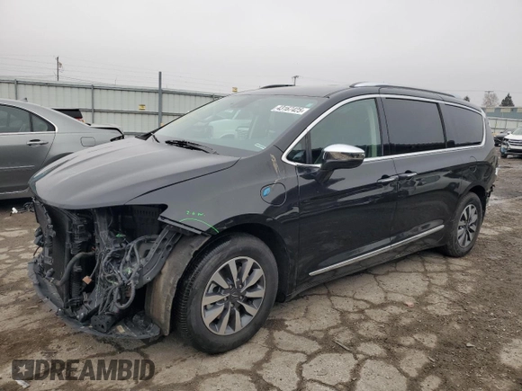 2021 Chrysler Pacifica Hybrid Limited с VIN 2C4RC1S79MR553384, выставлен на аукционе Copart как лот 43167425 с пробегом 49 367 миль миль и На запчасти • Non repairable. История ставок и продаж доступна на DreamBid. Изображение 1.