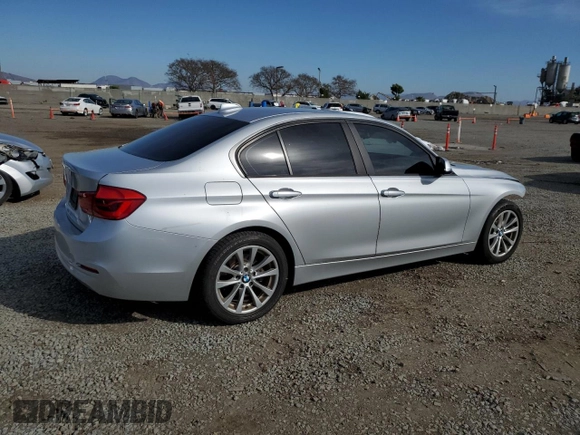 2017 BMW 3 Series 320i with VIN WBA8E1G50HNU14368, listed as a Copart auction lot 48378995 with 105,295 mi miles and Salvage Title. Bid and sale history available at carsss.com. Image 3.