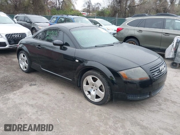 2001 Audi TT with VIN TRUWT28N911018897, listed as a IAAI auction lot 42019816 with 142,595 mi miles. Bid and sale history available at carsss.com. Image 1.