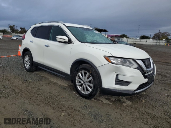2017 Nissan Rogue SV with VIN 5N1AT2MT1HC875914, listed as a Copart auction lot 48263925 with 80,874 mi miles and Salvage Title. Bid and sale history available at carsss.com. Image 4.