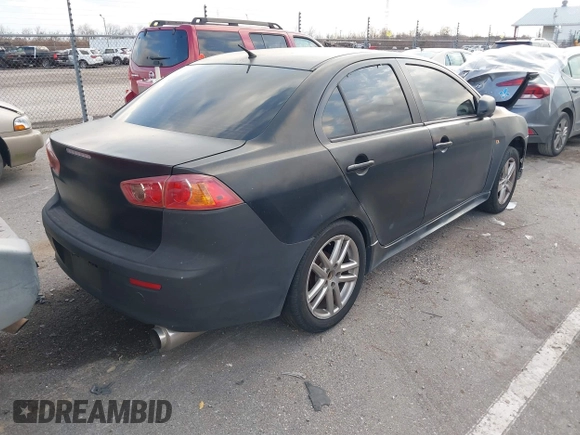 2009 Mitsubishi Lancer DE with VIN JA3AU16U09U034503, listed as a IAAI auction lot 41522912 with 177,526 mi miles. Bid and sale history available at carsss.com. Image 4.