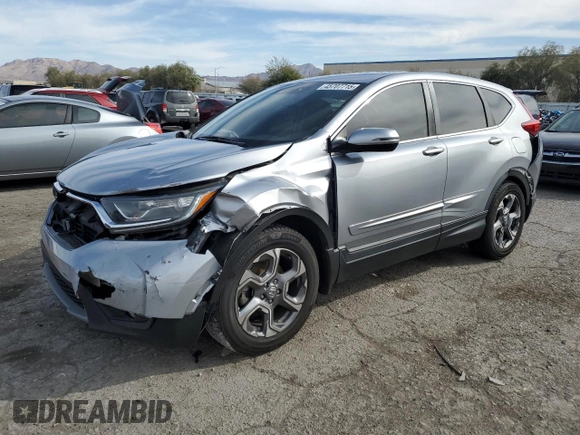 2018 Honda CR-V EX with VIN 5J6RW1H50JA012750, listed as a Copart auction lot 45707715 with 120,594 mi miles and Salvage Title. Bid and sale history available at carsss.com. Image 1.