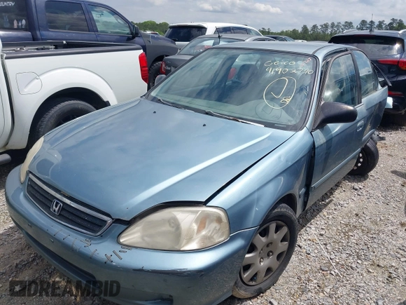 2000 Honda Civic VP with VIN 2HGEJ6614YH581615, listed as a IAAI auction lot 41902740 with 236,478 mi miles. Bid and sale history available at carsss.com. Image 2.