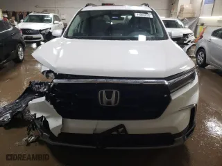 2023 Honda Pilot Elite with VIN 5FNYG1H89PB005675, listed as a Copart auction lot 44009895 with 35,514 mi miles and Salvage Title. Bid and sale history available at carsss.com. Image 5.