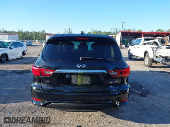 2020 Infiniti QX60 Luxe with VIN 5N1DL0MM6LC521745, listed as a IAAI auction lot 42265588 with 172,263 mi miles and . Bid and sale history available at DreamBid. Image 16.