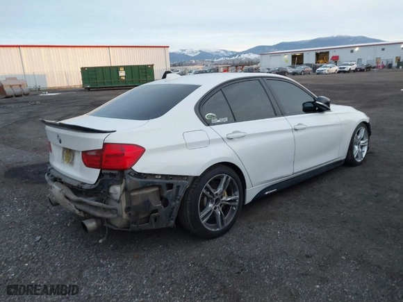 2014 BMW 3 Series 335i xDrive with VIN WBA3B9C56EF588393, listed as a IAAI auction lot 41383156 with 177,143 mi miles. Bid and sale history available at carsss.com. Image 4.