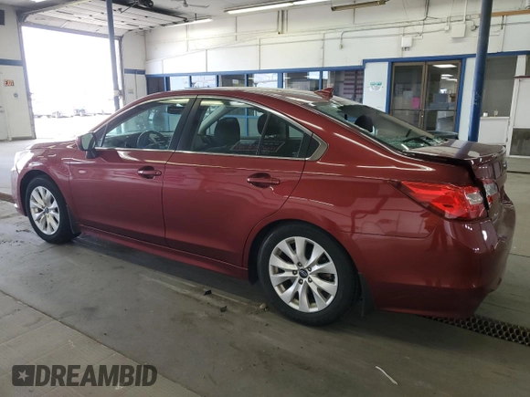 2016 Subaru Legacy Premium with VIN 4S3BNAD65G3054837, listed as a Copart auction lot 57000325 with 126,299 mi miles and Salvage title. Bid and sale history available at DreamBid. Image 2.