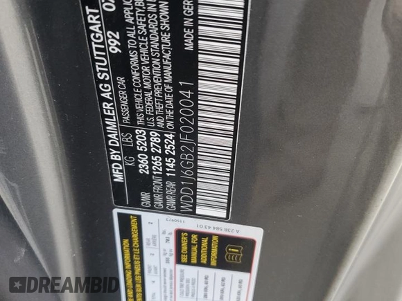 2018 Mercedes-Benz E-Class E 400 with VIN WDD1J6GB2JF020041, listed as a Copart auction lot 68028943 with 0 mi miles and Salvage Title. Bid and sale history available at carsss.com. Image 13.
