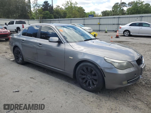 2008 BMW 5 Series 535i with VIN WBANW13598CZ78604, listed as a Copart auction lot 52450455 with 109,024 mi miles and Clean Title. Bid and sale history available at carsss.com. Image 4.
