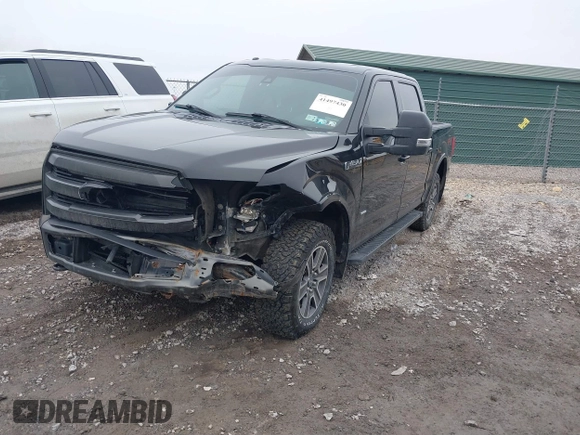 2015 Ford F-150 XLT with VIN 1FTEW1EG1FFA02233, listed as a IAAI auction lot 41497430 with 75,355 mi miles. Bid and sale history available at carsss.com. Image 2.