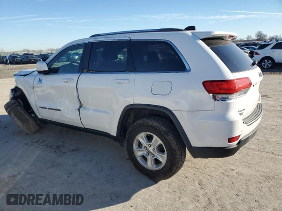 2017 Jeep Grand Cherokee Laredo z VIN 1C4RJFAG0HC694010, wystawiony jako Copart lot #88891215 z przebiegiem 8 450 mil mil oraz Szkoda całkowita • Salvage title. Historia ofert i sprzedaży dostępna na DreamBid. Obrazek 2.