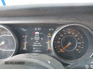2018 Jeep Wrangler Unlimited Sport S with VIN 1C4HJXDG8JW127299, listed as a IAAI auction lot 42091561 with 116,082 mi miles and . Bid and sale history available at DreamBid. Image 7.