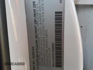 2015 Audi A3 z VIN WAUHJGFF2F1080809, wystawiony jako Copart lot #70770833 z przebiegiem 129 505 mil mil oraz . Historia ofert i sprzedaży dostępna na DreamBid. Obrazek 14.