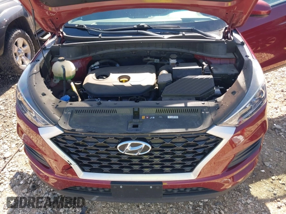 2019 Hyundai Tucson SE with VIN KM8J2CA41KU926156, listed as a IAAI auction lot 41888461 with 91,094 mi miles. Bid and sale history available at carsss.com. Image 10.