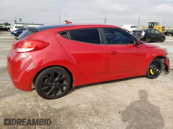 2016 Hyundai Veloster with VIN KMHTC6AD5GU277525, listed as a Copart auction lot 66564993 with 141,248 mi miles. Bid and sale history available at carsss.com. Image 3.