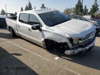 2022 CHEVROLET C1500 LTZ with VIN 1GCPAEETXNZ589525, listed as a Copart auction lot 83074804 with 26,139 mi miles and Salvage Title. Bid and sale history available at DreamBid. Image 4.