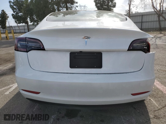 2023 Tesla Model 3 with VIN 5YJ3E1EA5PF486726, listed as a Copart auction lot 51659655 with 14,632 mi miles and Salvage title. Bid and sale history available at DreamBid. Image 6.
