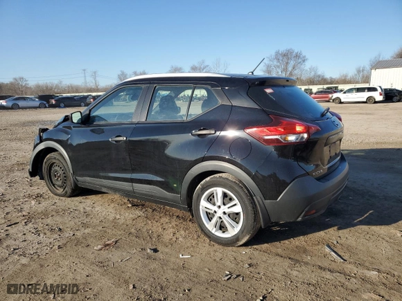 2019 Nissan Kicks S with VIN 3N1CP5CU8KL519312, listed as a Copart auction lot 48526395 with 43,707 mi miles and Salvage Title. Bid and sale history available at carsss.com. Image 2.