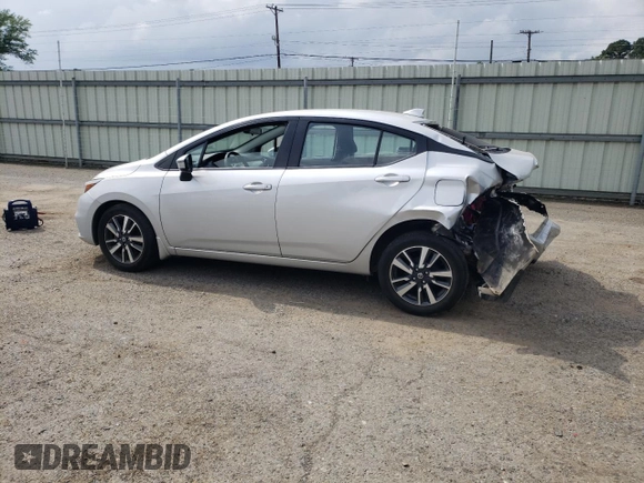 2021 Nissan Versa SV with VIN 3N1CN8EV1ML913900, listed as a Copart auction lot 54610095 with 7,698 mi miles and Salvage title. Bid and sale history available at DreamBid. Image 2.