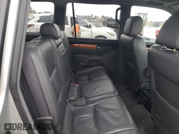2004 Lexus GX 470 with VIN JTJBT20X140051521, listed as a Copart auction lot 46946505 with 185,462 mi miles and Clean Title. Bid and sale history available at DreamBid. Image 10.