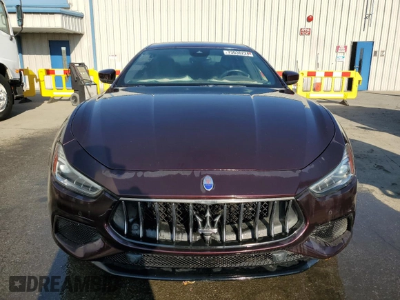 2018 Maserati Ghibli GranSport with VIN ZAM57XSSXJ1290876, listed as a Copart auction lot 73036224 with 50,344 mi miles and Clean Title. Bid and sale history available at carsss.com. Image 5.