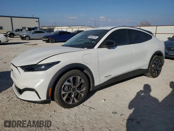2024 Ford Mustang Mach-E Select with VIN 3FMTK1R49RMA06484, listed as a Copart auction lot 46662785 with 7,413 mi miles and Salvage title. Bid and sale history available at DreamBid. Image 1.