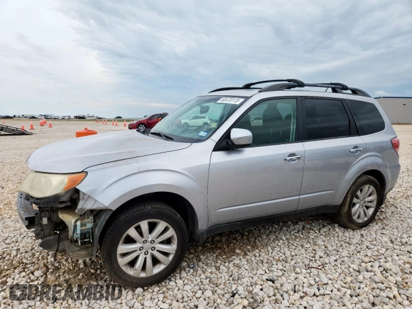 2013 Subaru Forester X Premium with VIN JF2SHADC9DH417640, listed as a Copart auction lot 60470115 with 177,405 mi miles and Salvage title. Bid and sale history available at DreamBid. Image 1.
