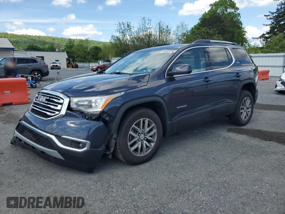 2019 GMC Acadia SLE z VIN 1GKKNSLS0KZ163253, wystawiony jako Copart lot #56045255 z przebiegiem 48 316 mil mil oraz Szkoda całkowita • Salvage title. Historia ofert i sprzedaży dostępna na DreamBid. Obrazek 1.