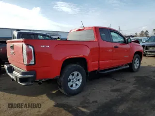2016 GMC Canyon 4WD SLE with VIN 1GTH6BE35G1153171, listed as a Copart auction lot 46257205 with 11,608 mi miles and Salvage Title. Bid and sale history available at carsss.com. Image 3.
