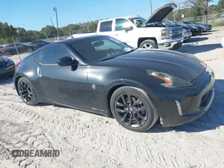 2018 Nissan 370Z Sport with VIN JN1AZ4EH0JM572747, listed as a IAAI auction lot 40609800 with Not Provided miles and . Bid and sale history available at DreamBid. Image 1.