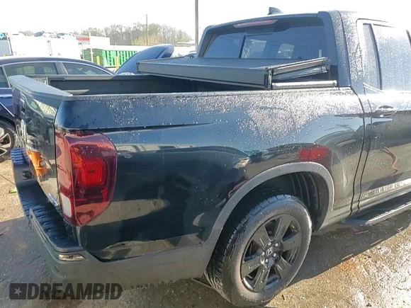 2019 Honda Ridgeline Black Edition with VIN 5FPYK3F82KB035968, listed as a Copart auction lot 84015004 with 123,427 mi miles and Salvage title. Bid and sale history available at DreamBid. Image 14.