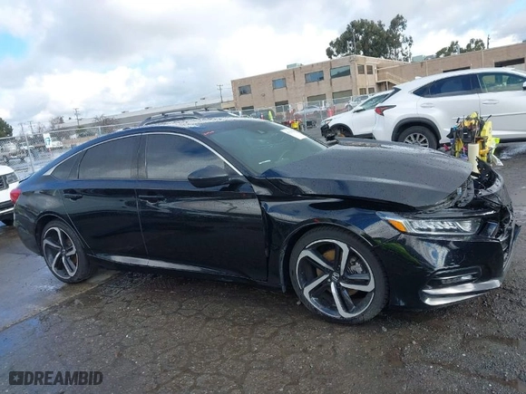 2018 Honda Accord Sedan Sport 1.5T with VIN 1HGCV1F35JA051626, listed as a IAAI auction lot 41742556 with 122,474 mi miles. Bid and sale history available at carsss.com. Image 13.