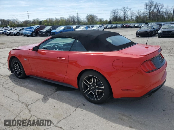 2019 Ford Mustang GT Premium with VIN 1FATP8FF7K5171956, listed as a Copart auction lot 53795495 with 45,822 mi miles and Salvage Title. Bid and sale history available at DreamBid. Image 2.