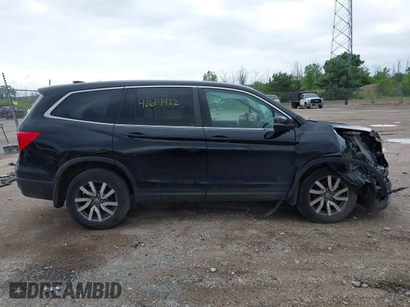 2020 Honda Pilot EX-L with VIN 5FNYF6H57LB059332, listed as a IAAI auction lot 42614422 with 110,279 mi miles and . Bid and sale history available at DreamBid. Image 13.