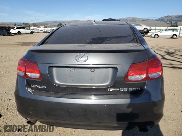 2008 Lexus GS 350 with VIN JTHBE96S680040892, listed as a Copart auction lot 46435045 with 164,126 mi miles and Salvage Title. Bid and sale history available at carsss.com. Image 6.