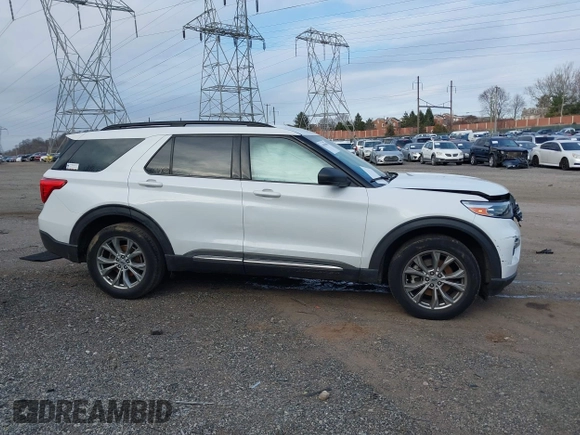 2020 Ford Explorer XLT with VIN 1FMSK8DH2LGC86989, listed as a IAAI auction lot 41078980 with 76,326 mi miles. Bid and sale history available at carsss.com. Image 13.