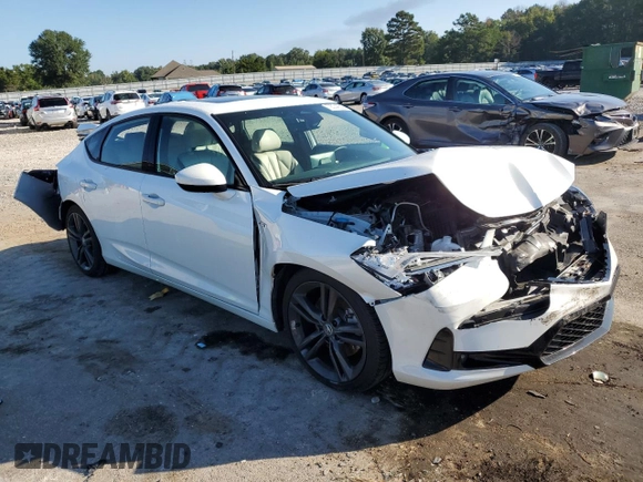 2023 Acura Integra w/A-Spec Package with VIN 19UDE4H31PA017193, listed as a Copart auction lot 72034064 with 0 mi miles and Salvage Title. Bid and sale history available at carsss.com. Image 4.