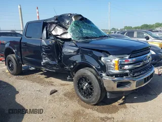 2019 Ford F-150 XL with VIN 1FTFW1E13KFC65012, listed as a IAAI auction lot 42563287 with 79,949 mi miles and . Bid and sale history available at DreamBid. Image 1.