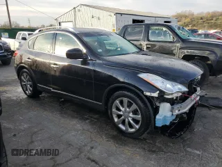 2012 Infiniti EX Journey with VIN JN1AJ0HR7CM452676, listed as a Copart auction lot 77677864 with 65,137 mi miles and Salvage Title. Bid and sale history available at DreamBid. Image 4.