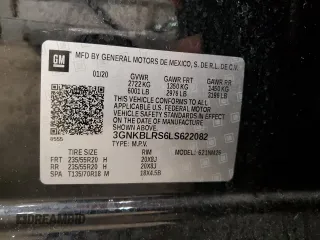 2020 Chevrolet Blazer Premier with VIN 3GNKBLRS6LS622082, listed as a Copart auction lot 88433345 with 103,064 mi miles and Salvage title. Bid and sale history available at DreamBid. Image 15.