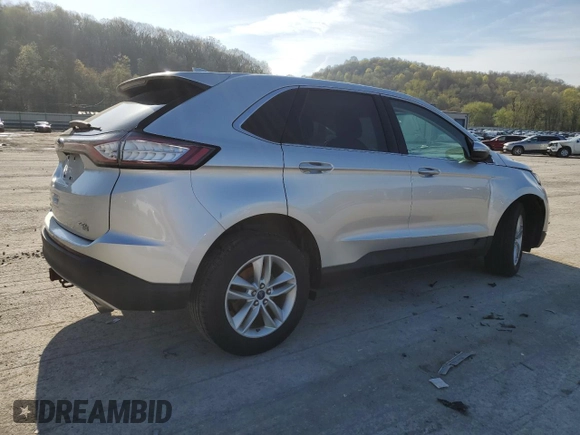 2015 Ford Edge SEL with VIN 2FMTK4J84FBB70254, listed as a Copart auction lot 54487345 with 133,621 mi miles and Salvage Title. Bid and sale history available at carsss.com. Image 3.