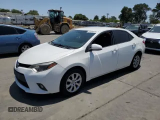 2014 Toyota Corolla L with VIN 5YFBURHE8EP069548, listed as a Copart auction lot 61000225 with 119,711 mi miles and Salvage title. Bid and sale history available at DreamBid. Image 1.