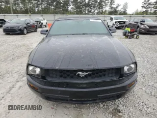 2007 Ford Mustang Deluxe with VIN 1ZVFT84N375281260, listed as a Copart auction lot 51205445 with 274,807 mi miles and Salvage Title. Bid and sale history available at carsss.com. Image 5.