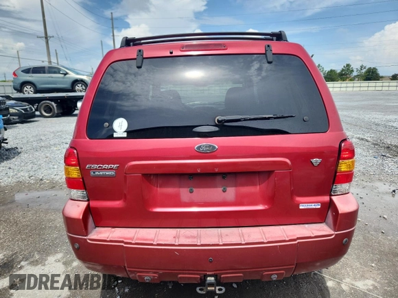 2006 Ford Escape Limited z VIN 1FMCU041X6KB19851, wystawiony jako Copart lot #63636955 z przebiegiem 98 400 mil mil oraz Szkoda całkowita • Salvage title. Historia ofert i sprzedaży dostępna na DreamBid. Obrazek 6.