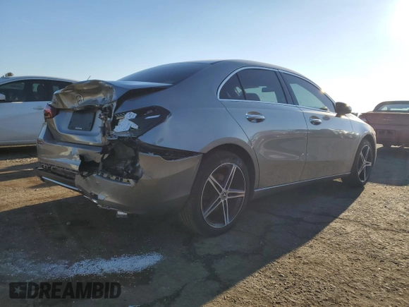 2019 Mercedes-Benz A 220 with VIN WDD3G4FB8KW026554, listed as a Copart auction lot 47103375 with 50,749 mi miles and Salvage Title. Bid and sale history available at DreamBid. Image 3.