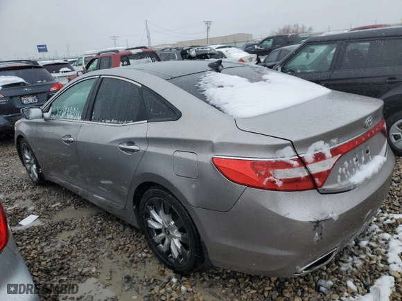 2012 Hyundai Azera with VIN KMHFH4JG0CA177020, listed as a Copart auction lot 45978695 with 0 mi miles and Clean Title. Bid and sale history available at carsss.com. Image 2.