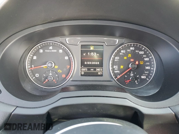2016 Audi Q3 Premium Plus with VIN WA1EFCFS7GR014685, listed as a Copart auction lot 42003553 with 83,872 mi miles. Bid and sale history available at carsss.com. Image 9.