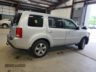2012 Honda Pilot EX-L with VIN 5FNYF4H58CB016008, listed as a Copart auction lot 59795735 with Not provided miles and Salvage title. Bid and sale history available at DreamBid. Image 3.